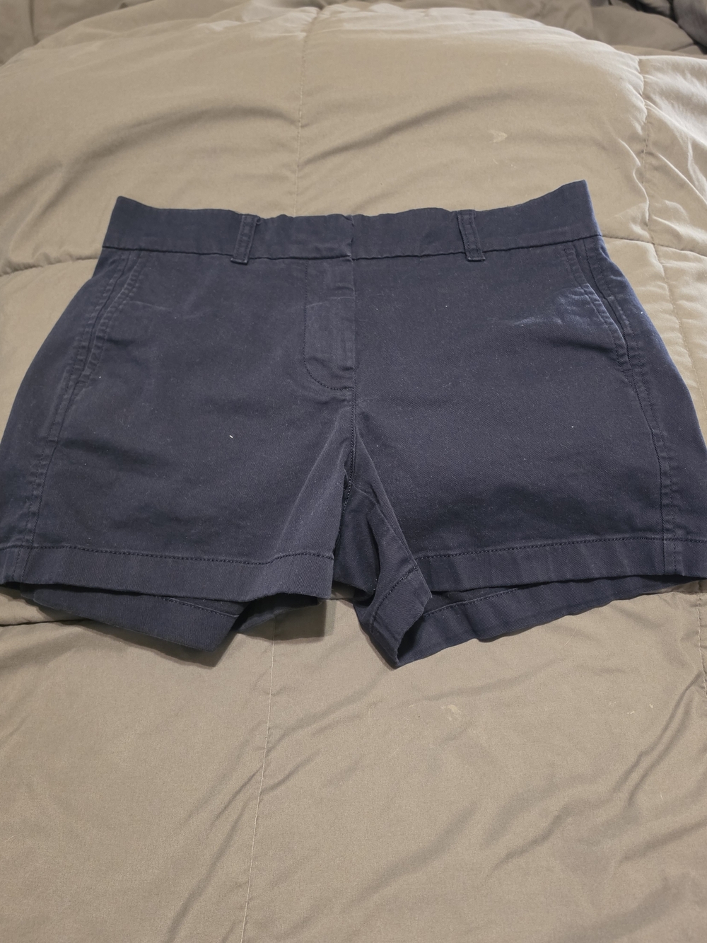 J. Crew Navy Cotton Chino Shorts